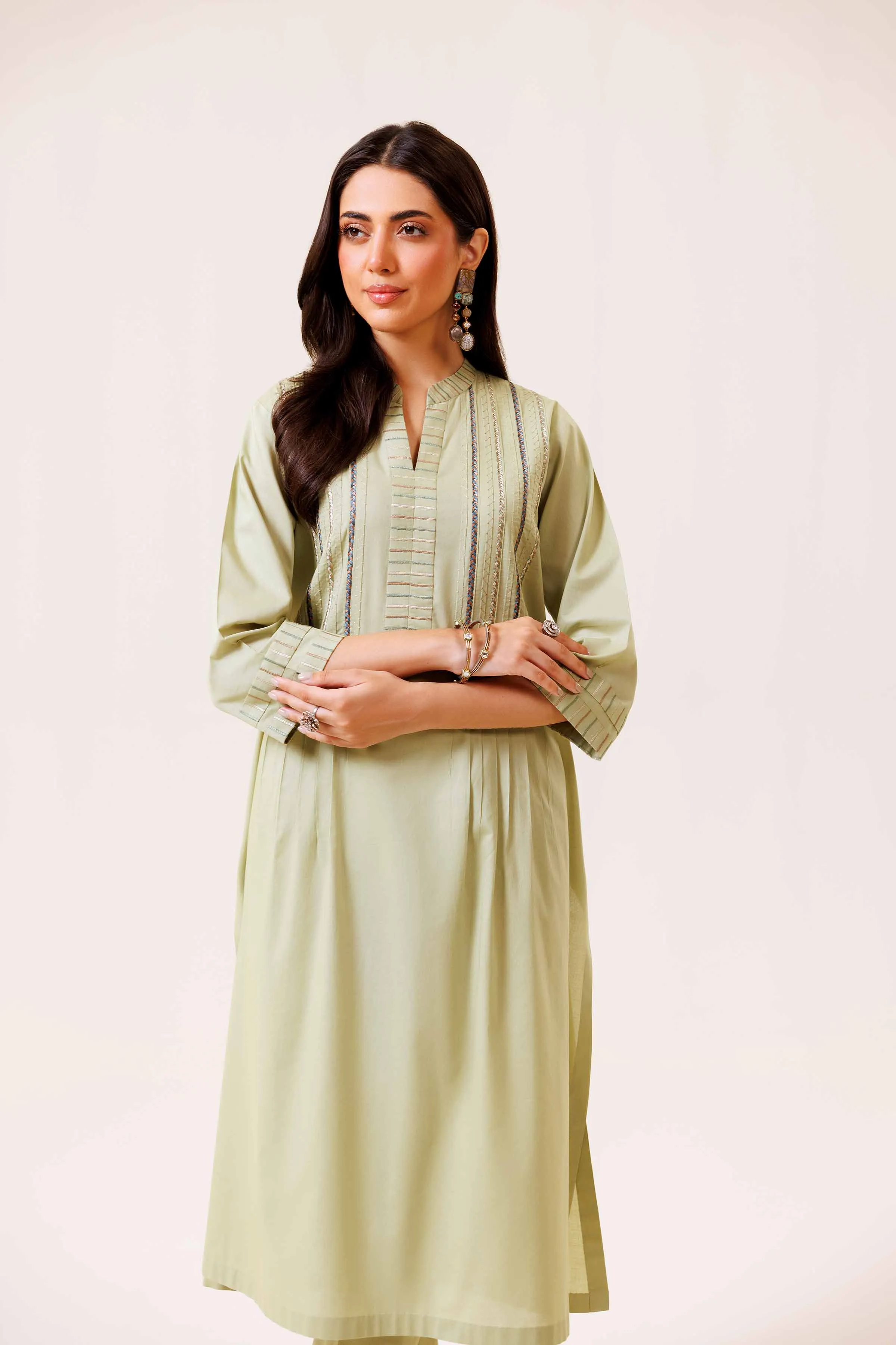 2 Piece - Embroidered Suit - KFS24-92