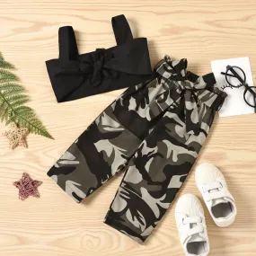 2-Piece Toddlergirl Camouflage Suit