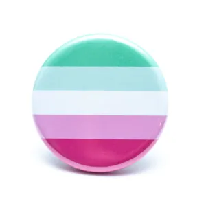 Abrosexual pride flag button