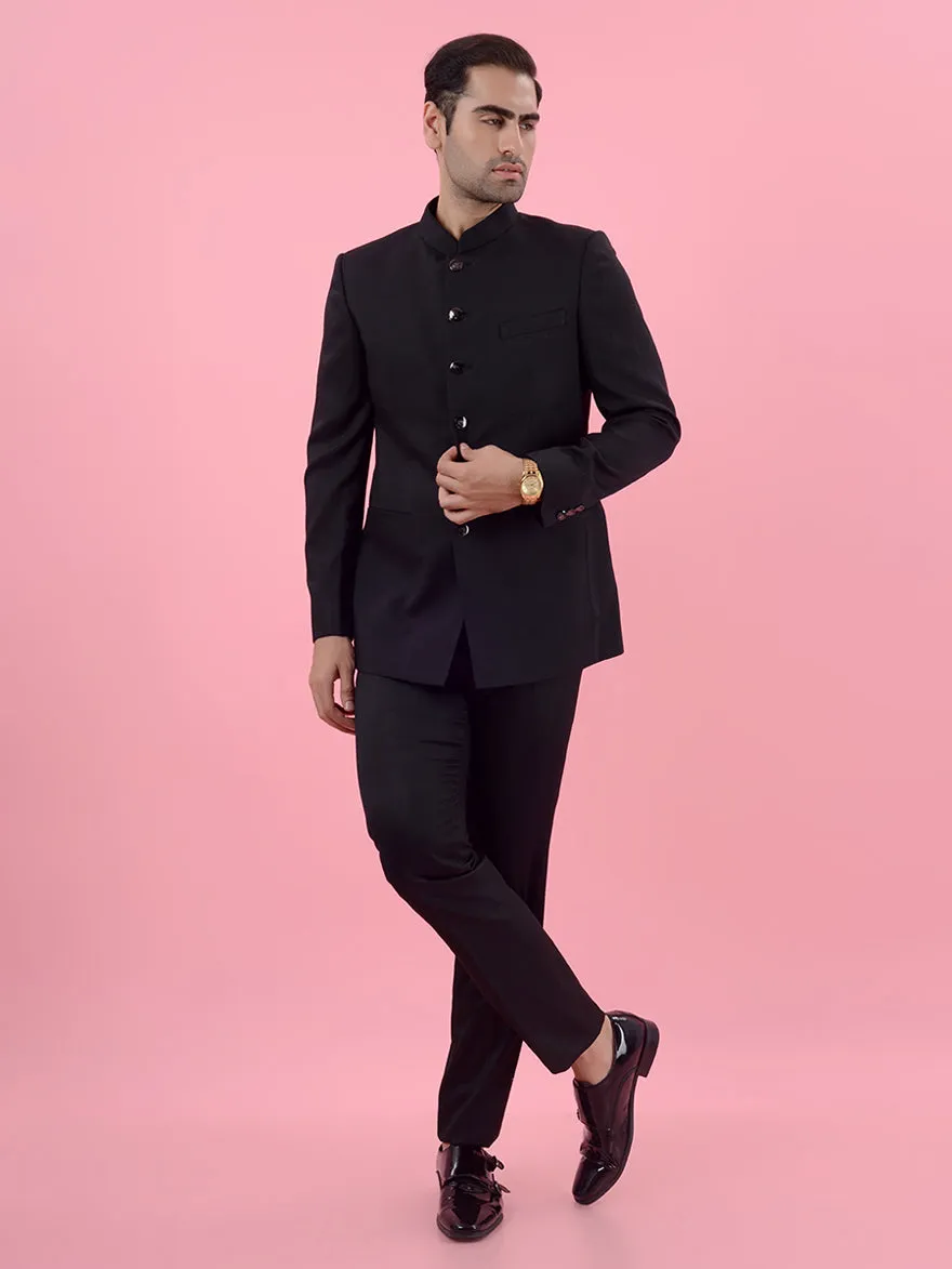 Black Jodhpuri Suit | JadeBlue