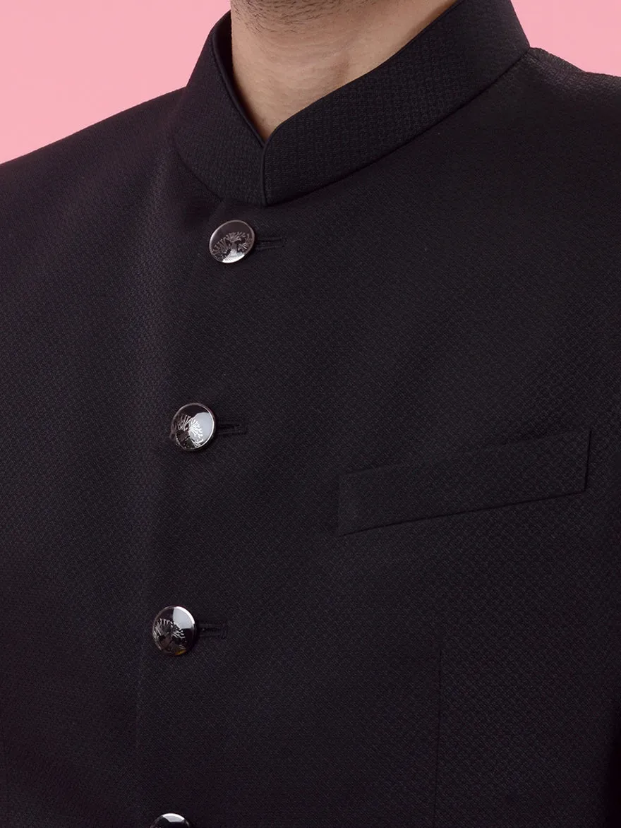 Black Jodhpuri Suit | JadeBlue