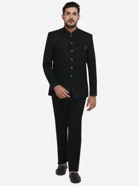 Black Jodhpuri Suit | JadeBlue