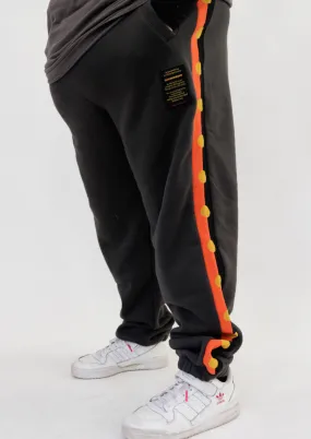 Charcoal Flag Track Pants