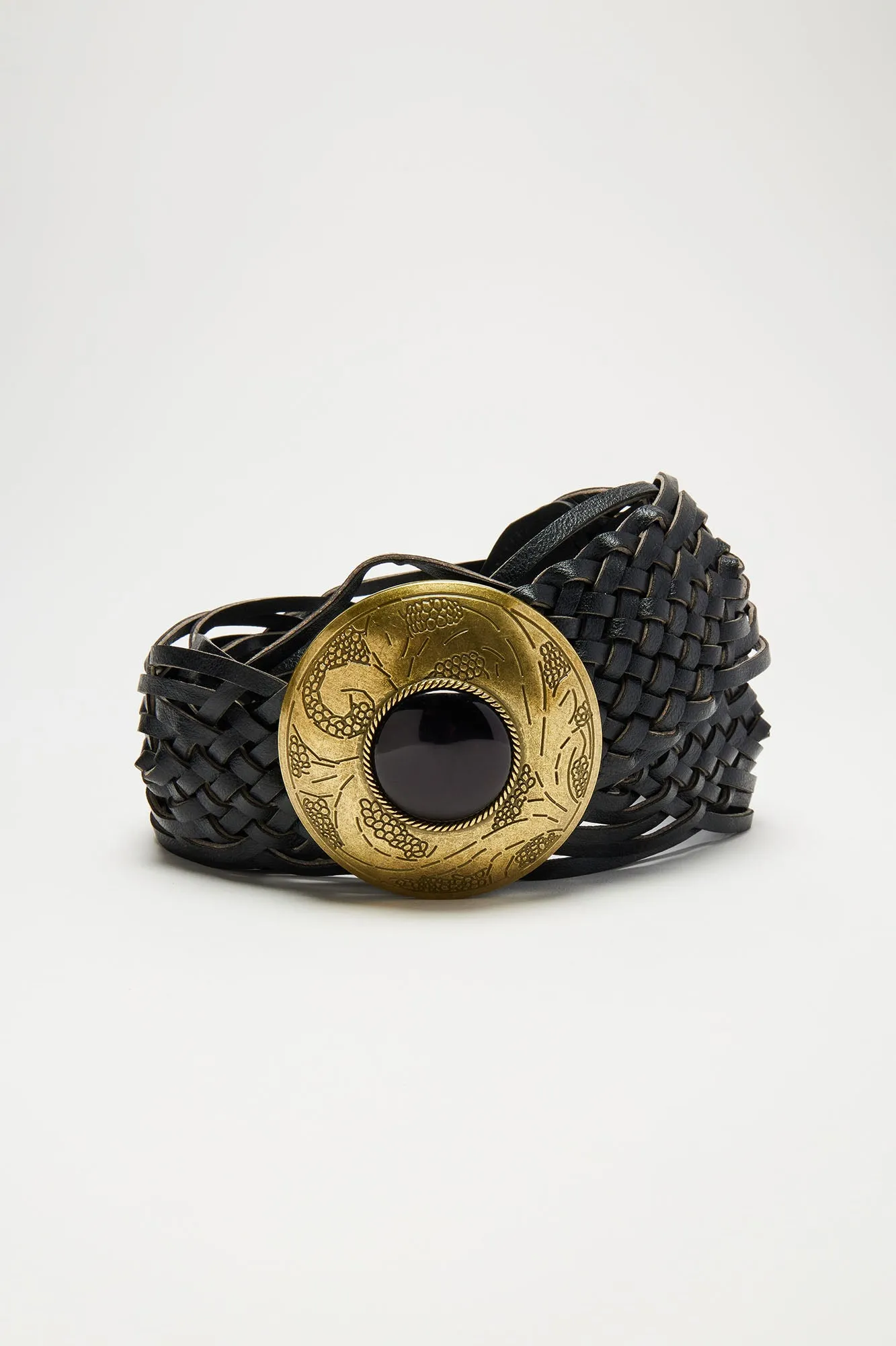 Della Bradied Belt - Black