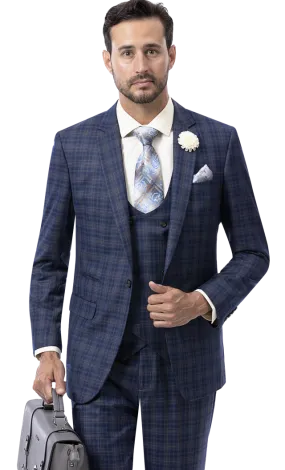 EJ Samuel Blue Suit M2780