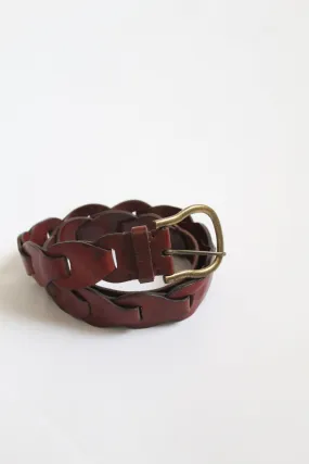 horseshoe leather belt