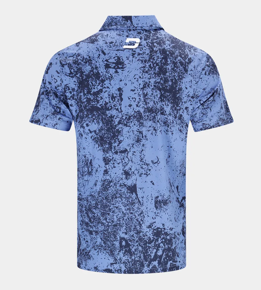 MARBLE POLO - BLUE