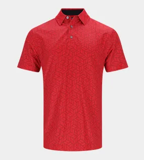 SEAMLESS POLO - RED