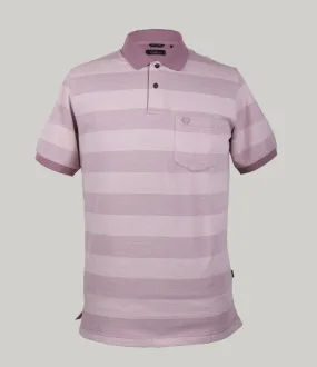 Stripe Pique Polo