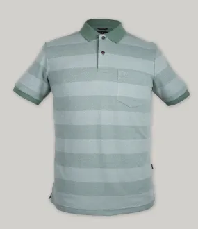 Stripe Pique Polo