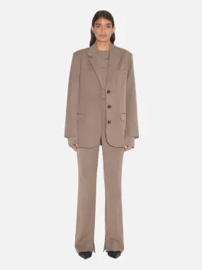 Uma Tailored Suit Pant - Olivine