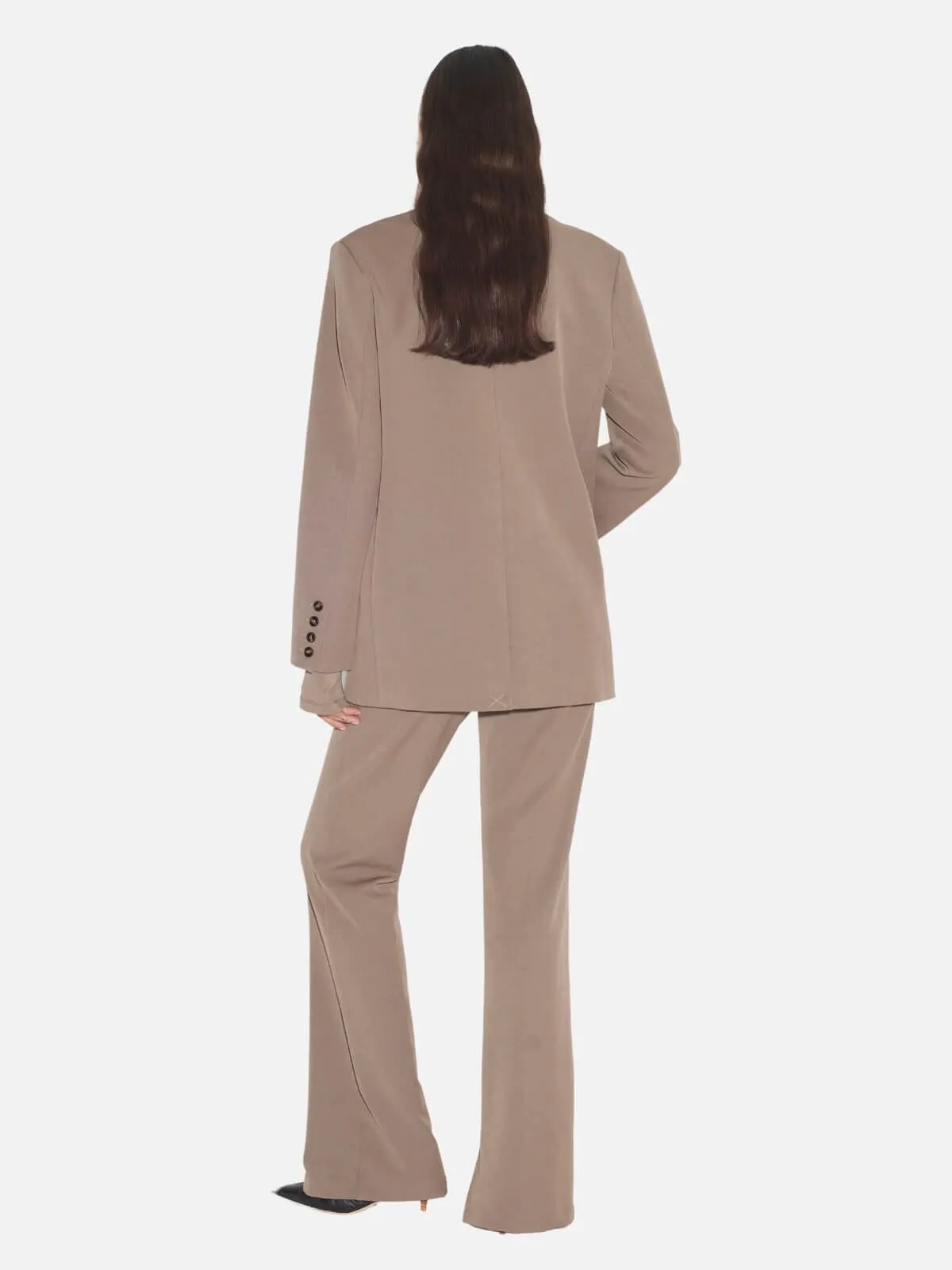 Uma Tailored Suit Pant - Olivine