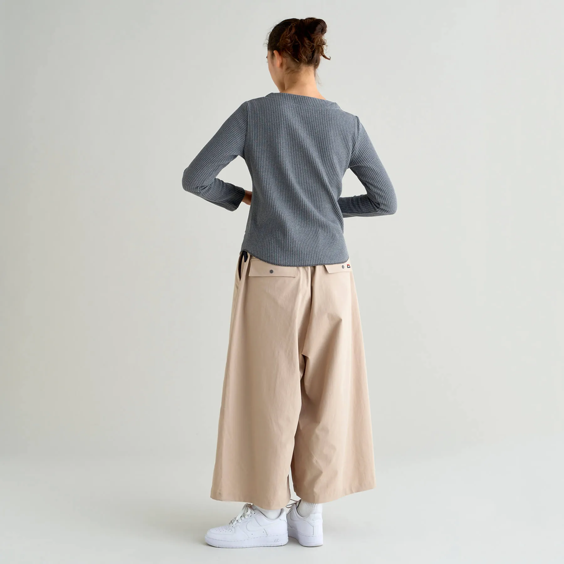 WIDE FLARED PANTS(WOMEN)